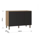 Ver imagem 4 de Balcão Modulado 120cm (sem Tampo) de Pia 3 Portas Slim Luciane