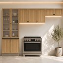 Ver imagem 2 de Armário Cozinha Completo Ditália Berlim 4 Pçs Cv/Br B18