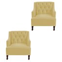 Ver imagem 1 de Kit 02 Poltronas Genesis Amarelo