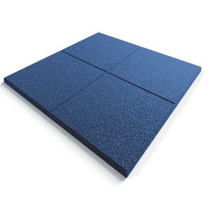 Piso de Borracha Monster Play 16mm - 1,00x1,00m - Azul Oneplay