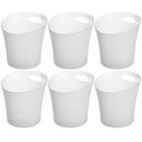 Ver imagem 1 de Kit 6 Baldes de Gelo 4,5l Plástico Transparente 23,5cm com Alça Bebidas Champanhes Espumantes