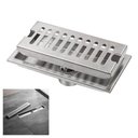 Ver imagem 1 de Ralo Linear Aço Inox 30cm Banheiro Lavabo Area Externa Anti Odor Anti Inseto Piscina Quintal Seguro