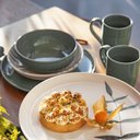 Ver imagem 2 de Jogo de Jantar em Cerâmica Flat com 16 Peças Oxford Samambaia