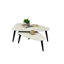 Ver imagem 1 de Mesa de Centro Sala Estar Decorativa Sofá Canto Escritório: Off White