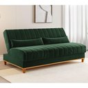 Ver imagem 2 de Sofá Cama com Almofada Duna Veludo Oliva Viero Oliva
