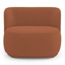 Ver imagem 5 de Poltrona e Namoradeira Orgânica Molly Bouclê Terracota - Desk Design