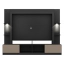 Ver imagem 3 de Estante Tv 65" Com Leds Berlim Multimóveis V3392 Preta/Lacca Fumê Preto/Lacca Fumê