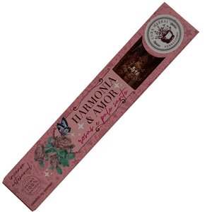 Incenso 100% Natural - Harmonia e Amor - Rosas e Palo Santo, da Cura Herbal