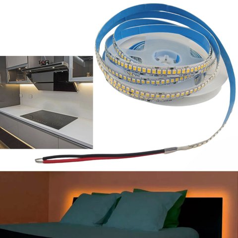 Fita Led 240 Leds 16w 5 Metros 3000K Decoraçao Iluminaçao Quarto Sala Cozinha Gesso Teto Rebaixado S