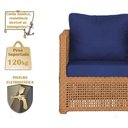 Ver imagem 4 de Mesa e 1 Poltrona Madri Corda Náutica Estofado 10 Trama Terra Cota