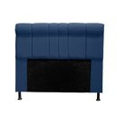 Ver imagem 1 de Cabeceira Madri 160 cm Suede Azul Marinho