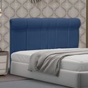 Ver imagem 2 de Cabeceira Madri 160 cm Suede Azul Marinho