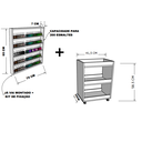 Ver imagem 2 de Kit Manicure : Expositor + Carrinho Auxiliar