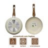 Frigideira Antiaderente Revestimento Cerâmica 22cm Vanilla Sahara - Casambiente - 3