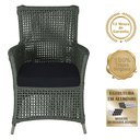 Ver imagem 3 de 2 Poltronas e 1 Mesa Igapó em Alumínio Pintura Fendi Corda Náutica Estofado 12