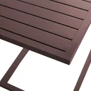 Ver imagem 3 de Mesa Lateral em Formato C para Sala e Varanda | Tampo Ripado