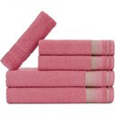 Ver imagem 1 de Jogo de Toalhas Luxury Soft Beka 360 G-m² 2 Banho + 2 Rosto + 1 Piso Luxo Rosê