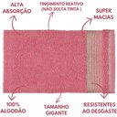 Ver imagem 4 de Jogo de Toalhas Luxury Soft Beka 360 G-m² 2 Banho + 2 Rosto + 1 Piso Luxo Rosê