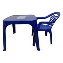 Ver imagem 3 de Mesa Infantil Azul + 01 Cadeira Infantil Plasnorthon Kit
