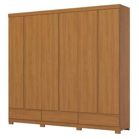 Guarda Roupa Casal 06 Portas 09 Gavetas Imperial D344 Cinamomo - Henn