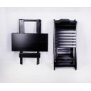 Ver imagem 2 de Conjunto de Mesa com 4 Cadeiras Dobráveis para Jardim e Varanda
