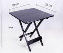 Ver imagem 3 de Conjunto de Mesa com 4 Cadeiras Dobráveis para Jardim e Varanda