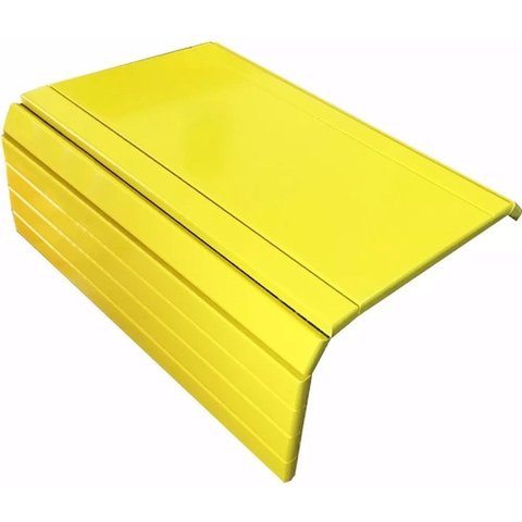Esteira Decorativa Laqueada Apoio Suporte Sofá Lisa Amarelo