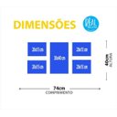 Ver imagem 2 de Conjunto Kit 5 Quadros Decorativos Feminino Floral Geometrico Quarto Sala