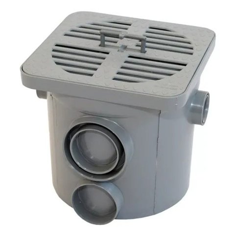 Caixa De Água Pluvial Cinza - 10 L - Cinza