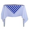 5 Toalha de Mesa Xadrez 1,00 x 1,00 para Mesa Bares Restaurante e Lanchonetes Azul - 2