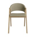 Ver imagem 4 de Cadeira Suellen Luxo Reforçada para Mesa de Jantar Linho Cor:bege
