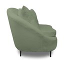 Ver imagem 5 de Poltrona Decorativa Orgânica Pé Ferro Pto Zaya Bouclê Menta C05 - D'Rossi
