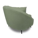 Ver imagem 7 de Poltrona Decorativa Orgânica Pé Ferro Pto Zaya Bouclê Menta C05 - D'Rossi