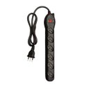 Ver imagem 1 de Filtro De Linha Qualitronix 6 Tomadas Bivolt Preto - Qfl6