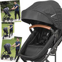 Ver imagem 4 de Carrinho de Bebe Passeio Moises Bebe Conforto Kiddo Trek Preto