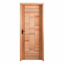 Ver imagem 1 de Kit Porta Pronta Maciça de Eucalipto 214x87x14cm PM97 Abertura Direita Cruzeiro Portas
