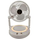 Ver imagem 2 de Ventilador de Mesa Dobrável Retrátil 3w Hélice 16cm 3 Velocidades Branco Bsl3813 com Luz Led Usb