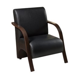 Kit 4 Poltronas Decorativas 1 Lugar Sevilha Braço Pé Madeira Confortável Sala TV Corino Preto - 2 Kit 4 Poltronas Decorativas 1 Lugar Sevilha Braço Pé Madeira Confortável Sala TV Corino Preto - 2