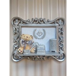 Quadrinho Decorativo Infantil Ursinho Luxo - 2