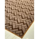 Ver imagem 5 de Tapete para sala de estar, & escritório de Luxo  Zig Marrom 2,00x1,50 cm