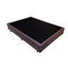 Cama Box Queen Colchão Classic Mola Ensacada + Box Sintético Marrom Serra Negra 67x158x198 - 4