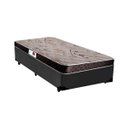 Ver imagem 1 de Cama Box Solteiro Colchão Classic Mola Ensacada + Box Sintético Cinza Serra Negra 67x88x188