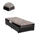 Ver imagem 2 de Cama Box Solteiro Colchão Classic Mola Ensacada + Box Sintético Cinza Serra Negra 67x88x188