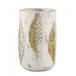 Vaso Decorativo Folha Cimento 21cmx13,5cm Mart Collection - 1