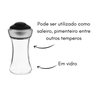 Saleiro/Pimenteiro Mesa em Vidro Porta Tempero 11cm Trudeau Saleiro ou Pimenteiro - 2