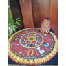 Toalha esoterica Tarot Runas 7 pedras elementos ciganos saquinho cx Mdf - 2