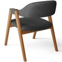 Ver imagem 2 de Kit 03 Cadeiras de Jantar e Estar Living Estofada Nadja L02 Linho Cinza Escuro