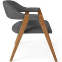 Ver imagem 7 de Kit 03 Cadeiras de Jantar e Estar Living Estofada Nadja L02 Linho Cinza Escuro