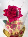 Ver imagem 1 de Luminária Cúpula Redoma Rosa Encantada - o Pequeno Princípe - Dourado - Vermelho
