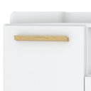 Ver imagem 4 de Cômoda Infantil Estrela Cadente com Porta e 3 Gavetas Branco Fosco - Móveis Henn
